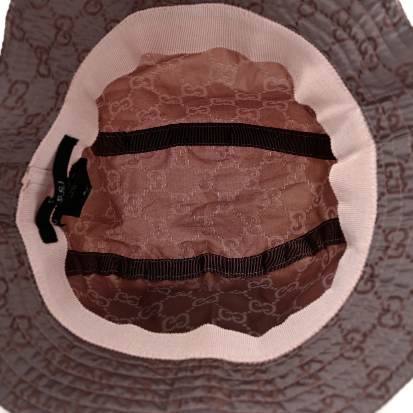 Nylon Monogram Bucket Hat M Mauve