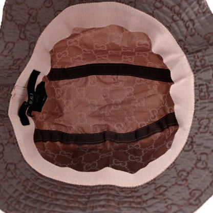 Gucci Nylon Monogram Bucket Hat M Mauve 7 of 9
