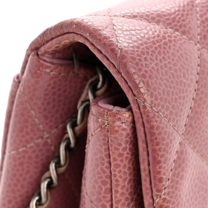 Chanel Caviar Quilted Clutch With Chain Flap Purple 16 of 16