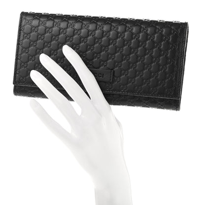 Gucci Soft Microguccissima Continental Wallet Black 2 of 7