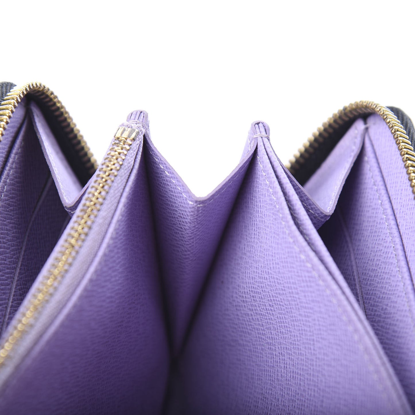 Monogram Multicolor Zippy Wallet Black Violet