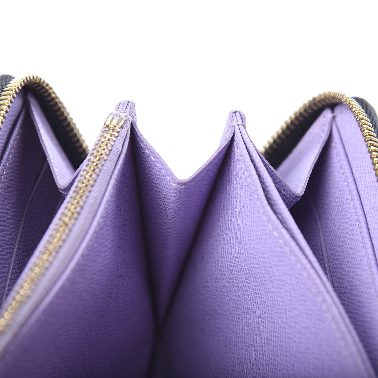 Louis Vuitton Monogram Multicolor Zippy Wallet Black Violet 10 of 14