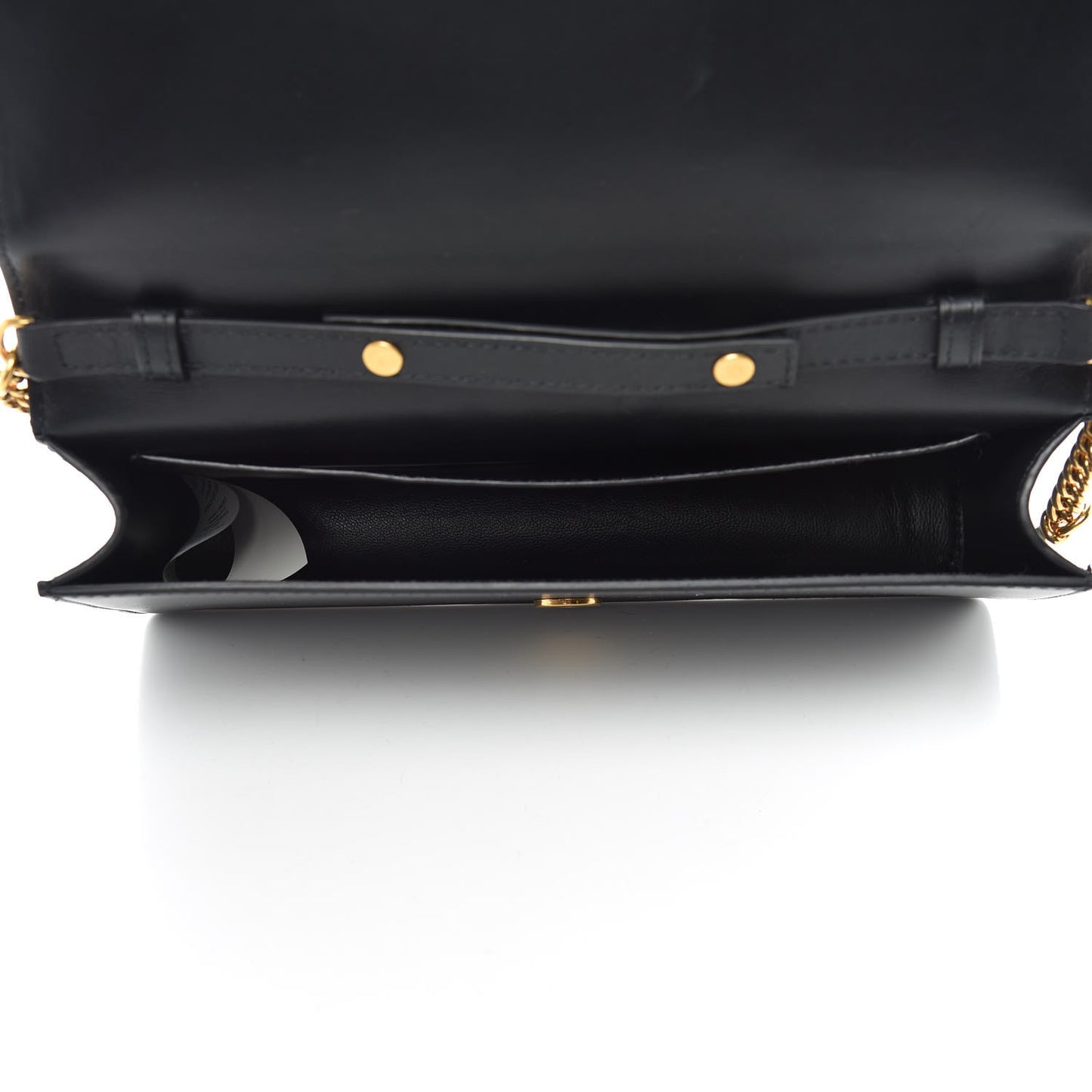Calfskin Medallion Tribute Crossbody Black