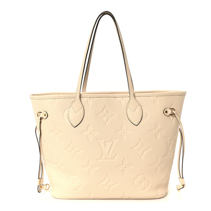 Louis Vuitton Empreinte Monogram Giant Neverfull MM Cream 1 of 12