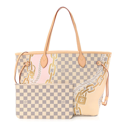 Louis Vuitton Damier Azur Nautical Neverfull MM 1 of 11