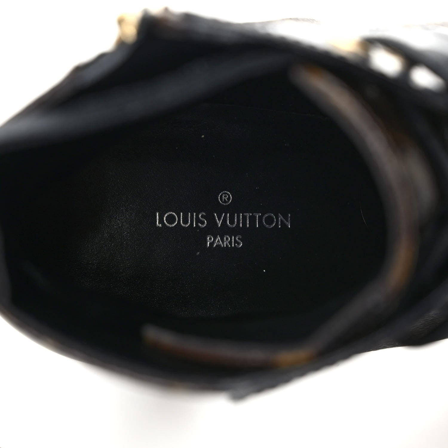 Louis Vuitton Patent Calfskin Monogram Star Trail Ankle Boots 37 Black 7 of 7