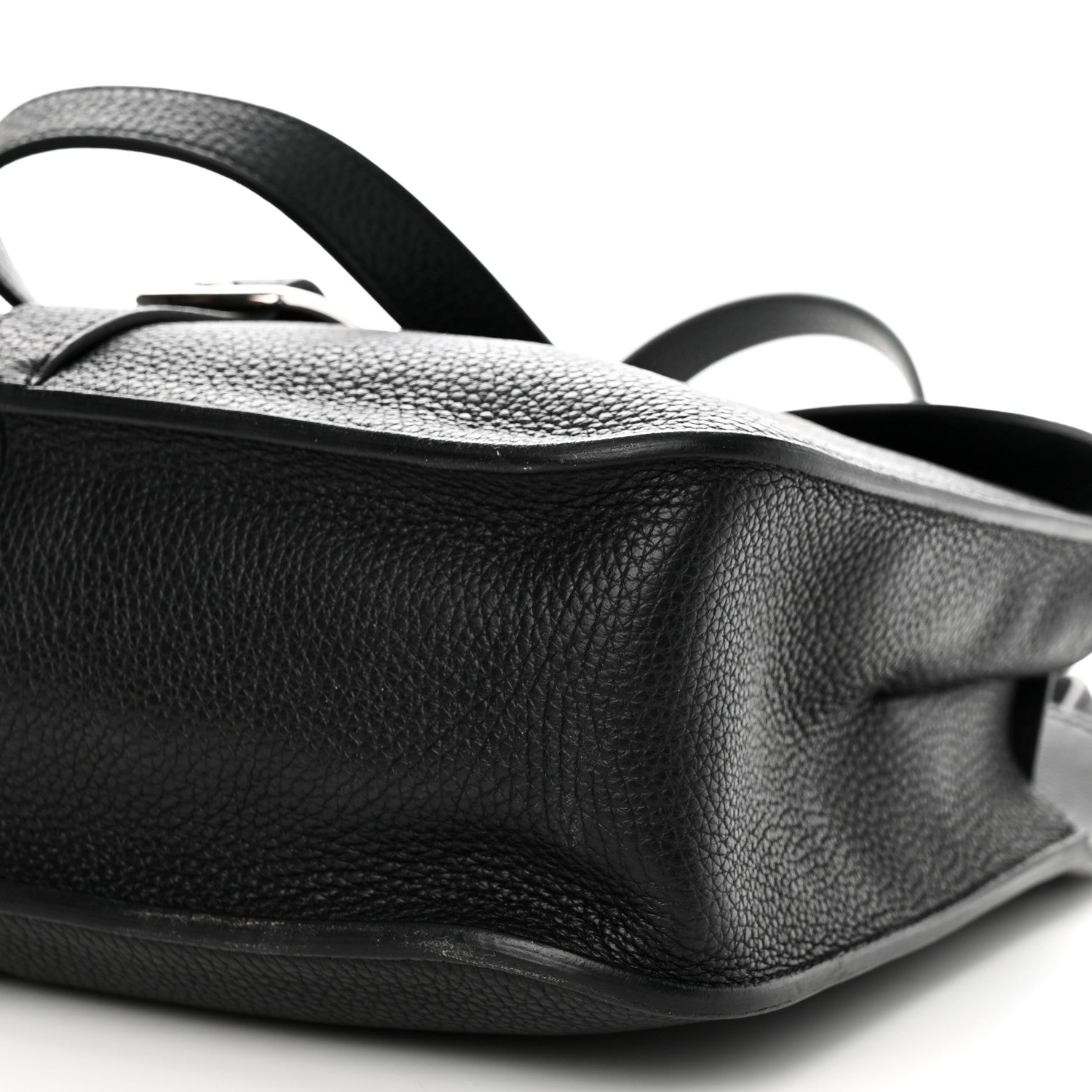 Hermes Taurillon Clemence Halzan 31 GM Black 10 of 11