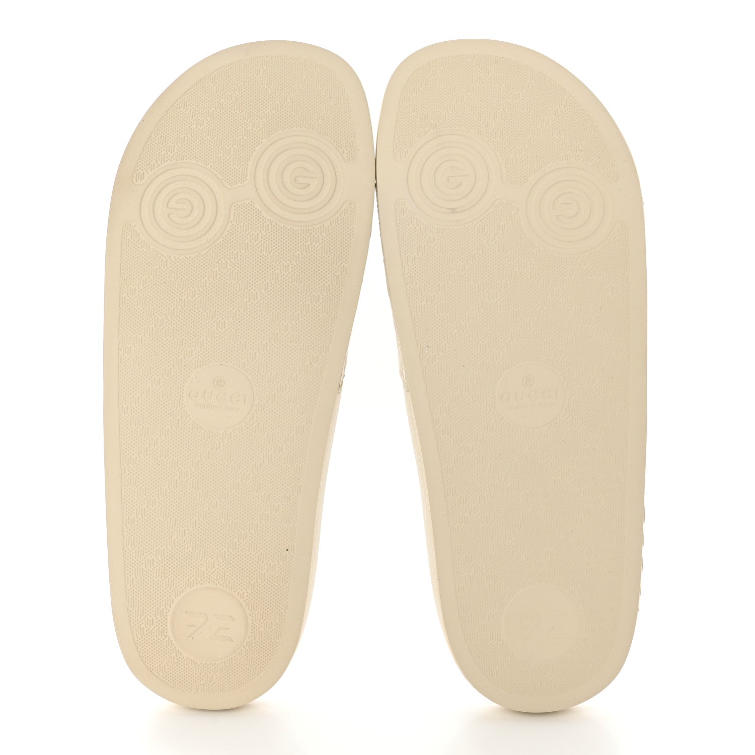 Gucci Microguccissima Slide Sandals 39 Ivory 5 of 8