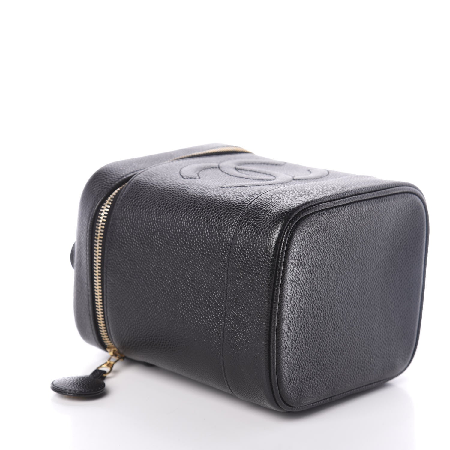 Chanel Caviar Vanity Cosmetic Case Black 4 of 7