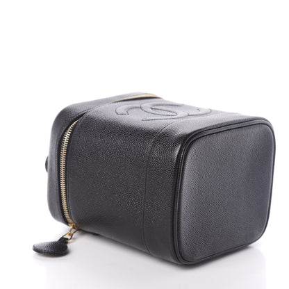 Chanel Caviar Vanity Cosmetic Case Black 4 of 7