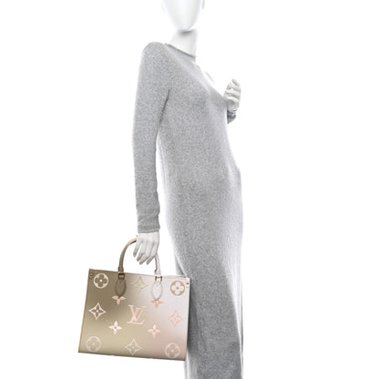 Louis Vuitton Monogram Giant Spring In The City Onthego MM Sunset Kaki 2 of 8