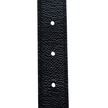 Hermes Epsom Swift 32mm Belt Strap 85 34 Black Craie 6 of 7