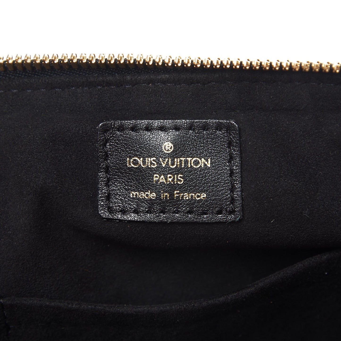 Cuir Embossed Monogram Stephen Bag Fauve