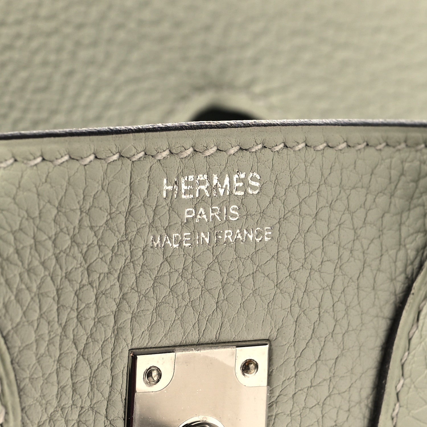 Hermes Togo Birkin 25 Gris Neve 6 of 12