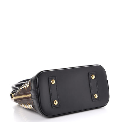 Louis Vuitton Monogram Macassar Studded Alma BB 4 of 7