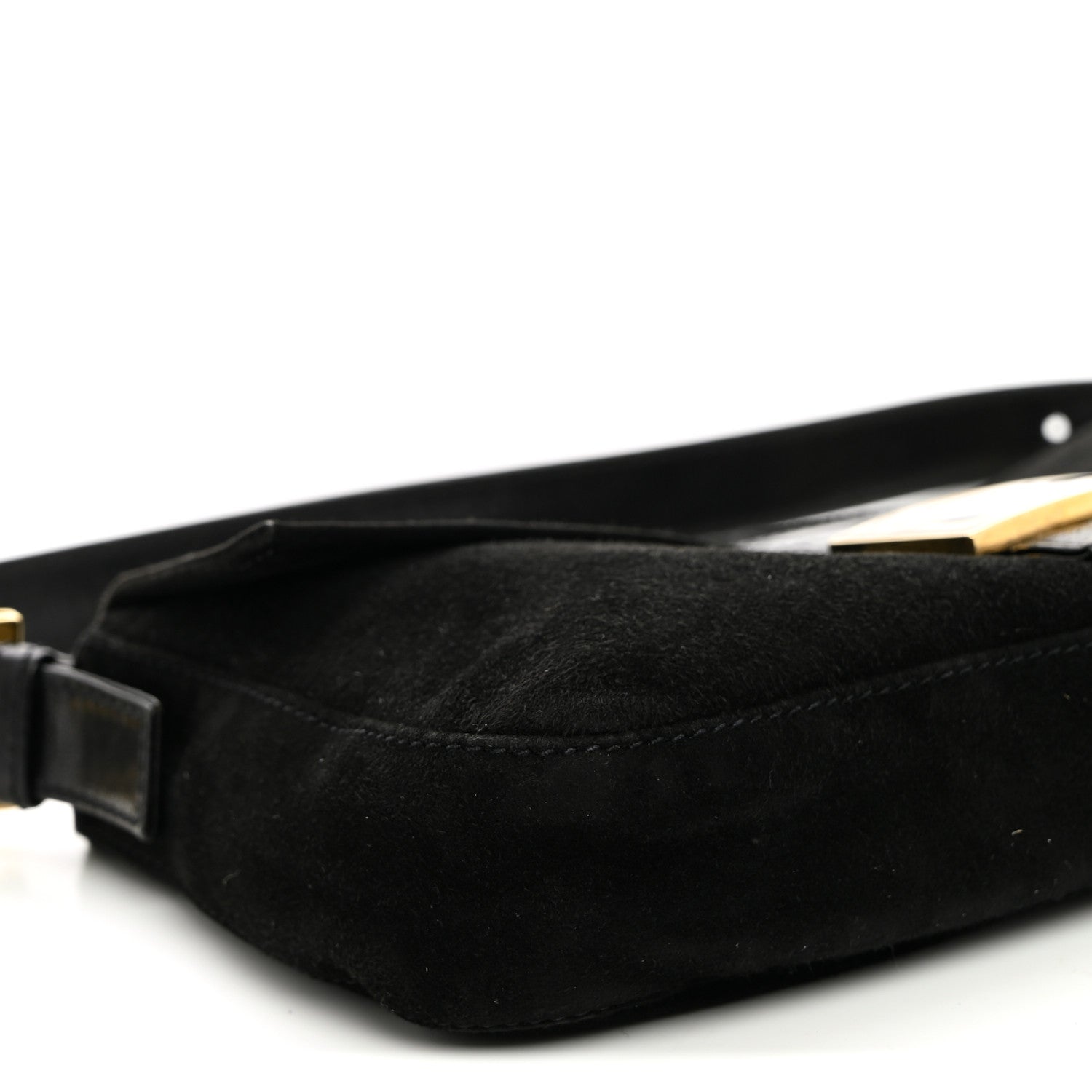 Fendi Suede Baguette Black 8 of 9