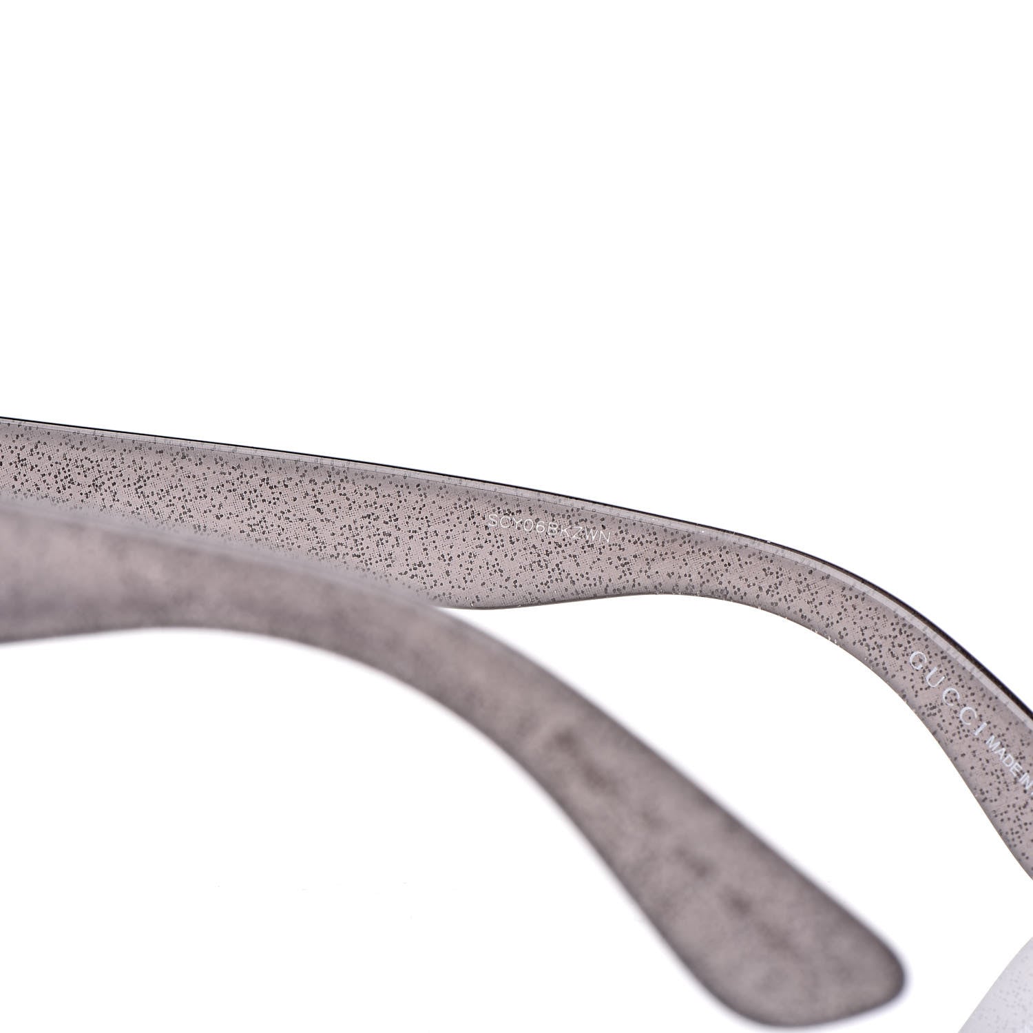 Gucci Glitter Cat Eye Optyl Sunglasses GG 3838F Grey Silver 7 of 9