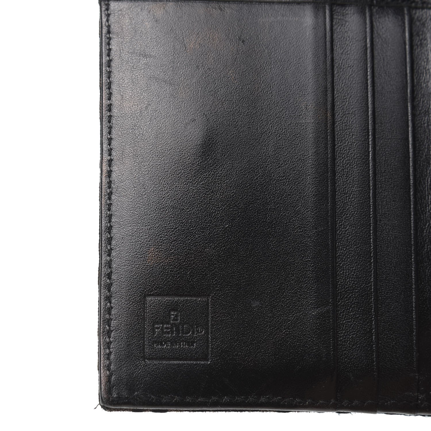 Fendi Zucchino Compact Wallet Brown 6 of 9