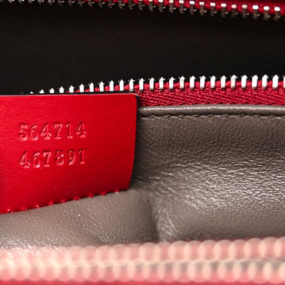 Gucci Shibuya Calfskin Medium Zumi Top Handle Bag Hibiscus Red 7 of 12