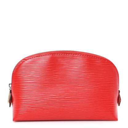 Louis Vuitton Epi Cosmetic Pouch PM Rouge Louis 1 of 6