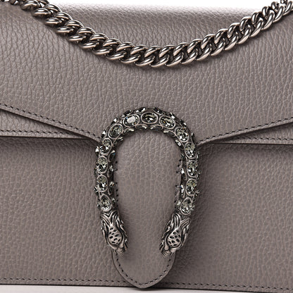 Gucci Pebbled Calfskin Small Dionysus Shoulder Bag Dusty Grey 8 of 10