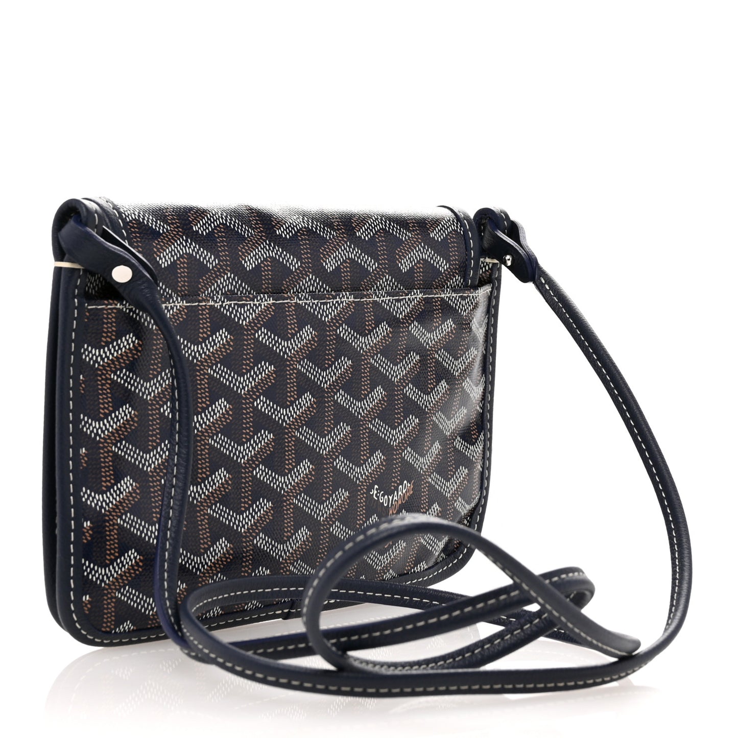 Goyardine Plumet Wallet Clutch Navy