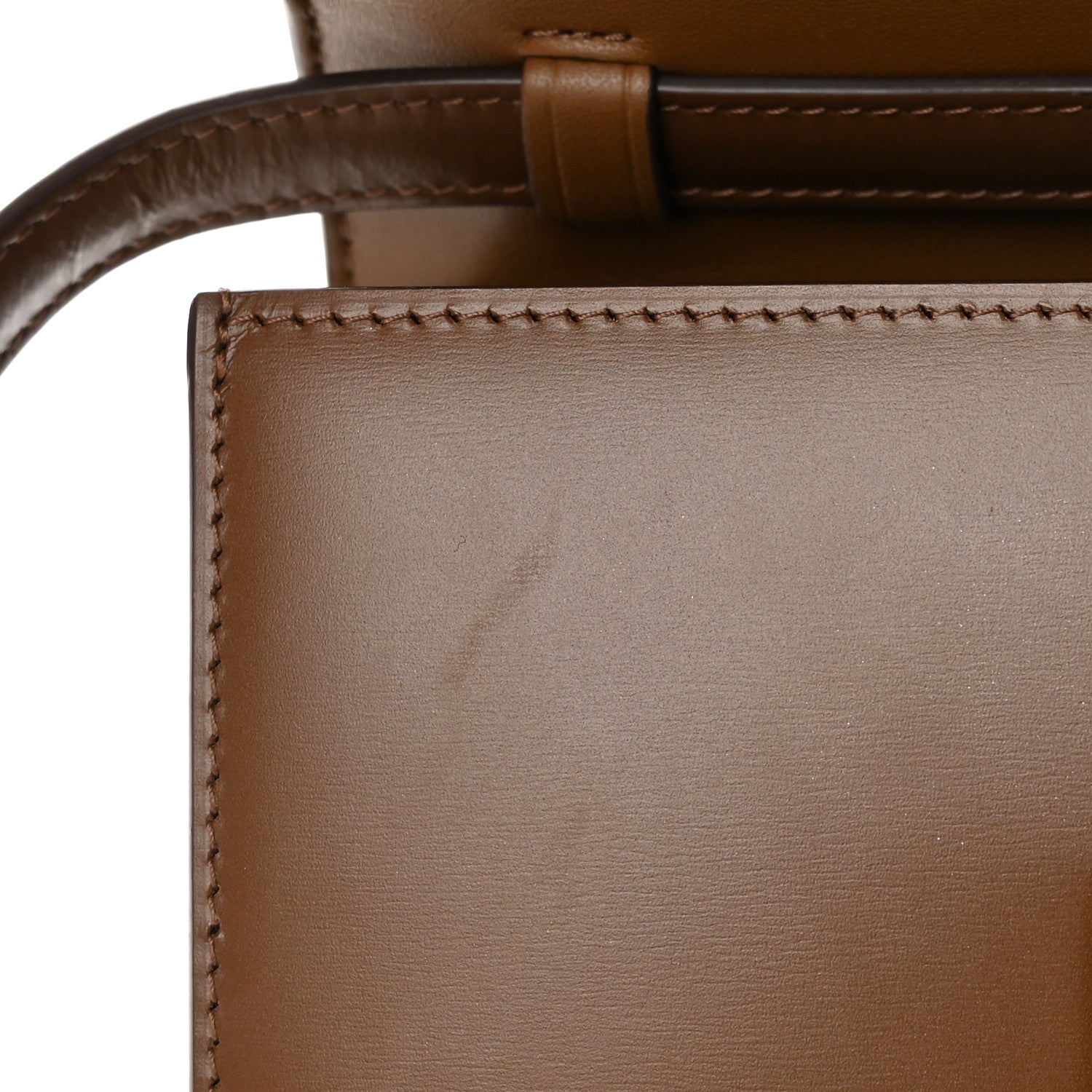 Celine Box Calfskin Teen Classic Box Flap Bag Camel 13 of 14
