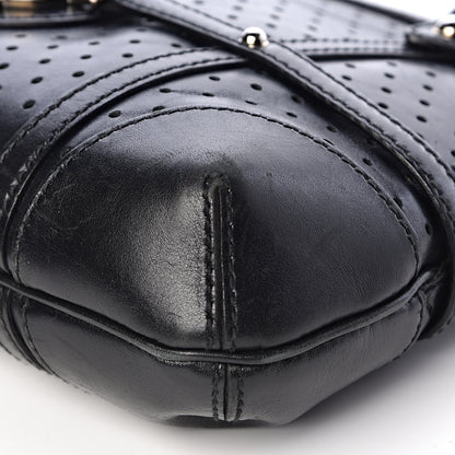 Gucci Perforated Calfskin Reins Tote Black 12 of 12