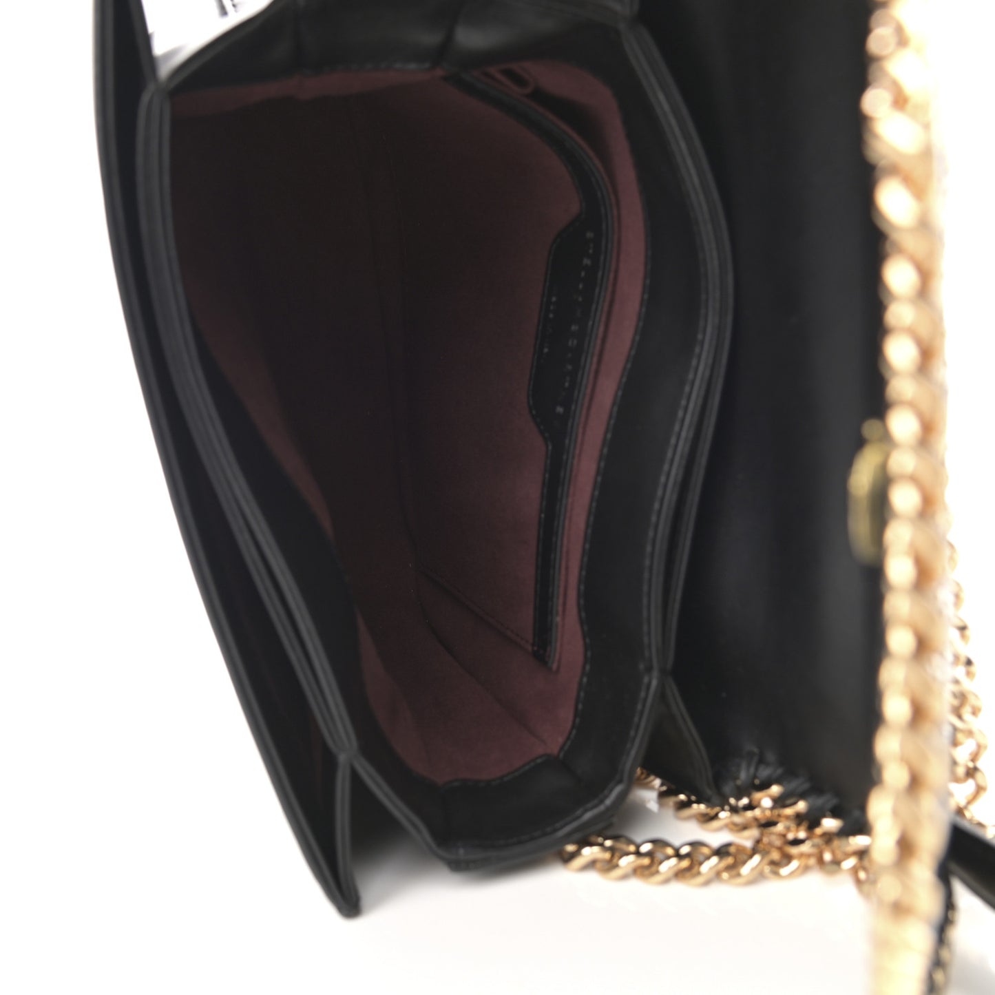 Eco Alter Nappa Medium Falabella Box Hawaiian Embellished Shoulder Bag Black