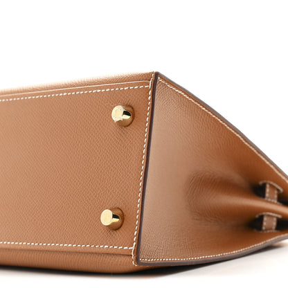 Hermes Epsom Kelly Sellier 25 Gold 10 of 10