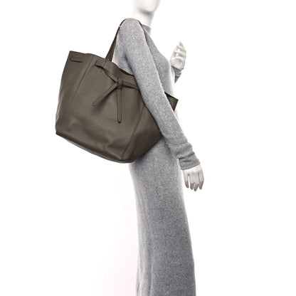 Celine Soft Grained Calfskin Small Belt Cabas Phantom Taupe 2 of 8
