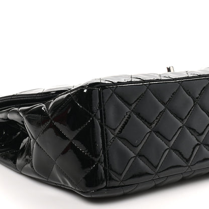 Chanel Patent Quilted Maxi Single Flap Black 9 of 10