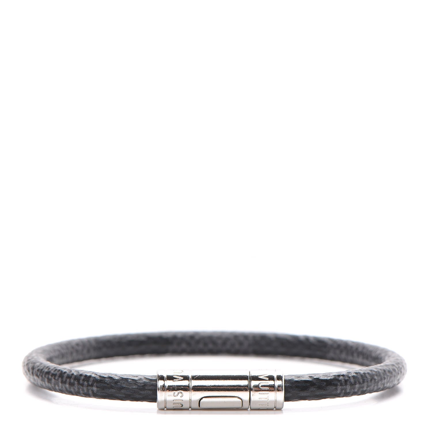 Louis Vuitton Damier Graphite Keep It Bracelet 19 1 of 4