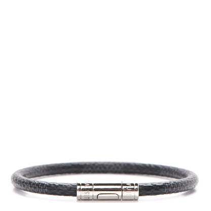 Louis Vuitton Damier Graphite Keep It Bracelet 19 1 of 4