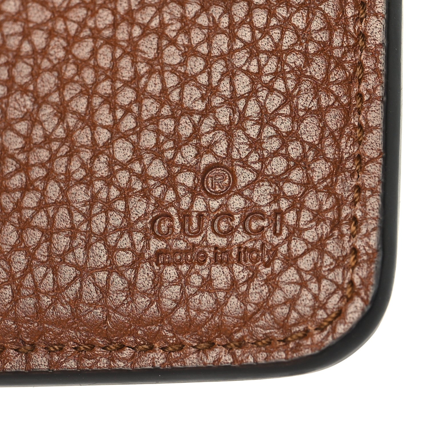 Gucci Piuma Calfskin Medium Bamboo Double G Wallet Cuir 7 of 8
