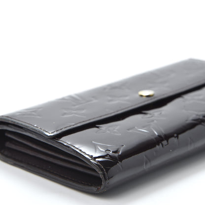Louis Vuitton Vernis Sarah Wallet Amarante 5 of 9