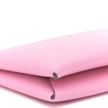 Hermes Epsom Calvi Card Case 5P Pink 4 of 11
