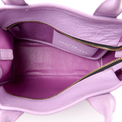 Marc Jacobs Grained Calfskin Small The Tote Bag Regal Orchid 5 of 12