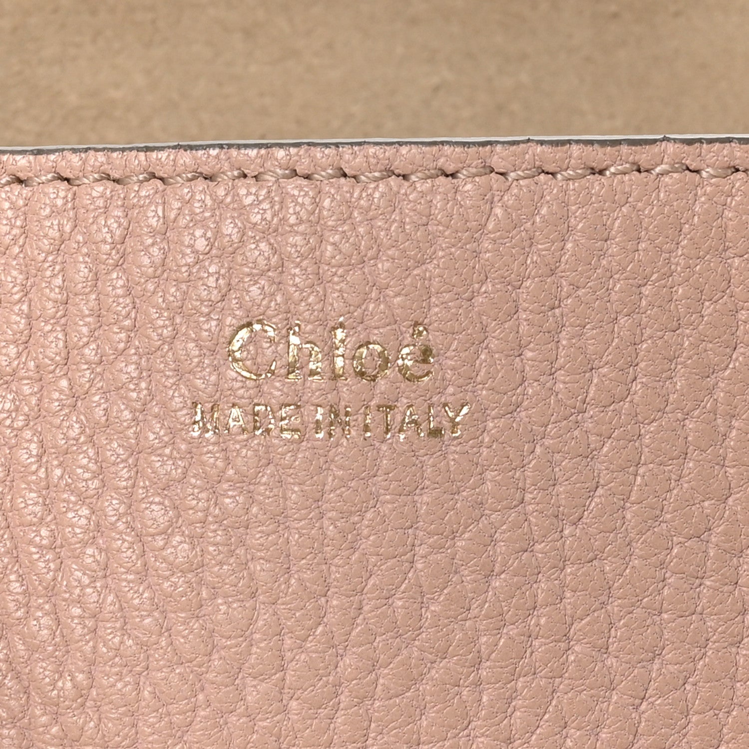 Chloe Grained Lambskin Drew Shoulder Bag Cement Pink 6 of 9