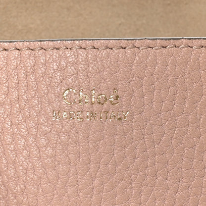 Chloe Grained Lambskin Drew Shoulder Bag Cement Pink 6 of 9