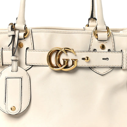 Gucci Calfskin Medium GG Running Tote White 8 of 11