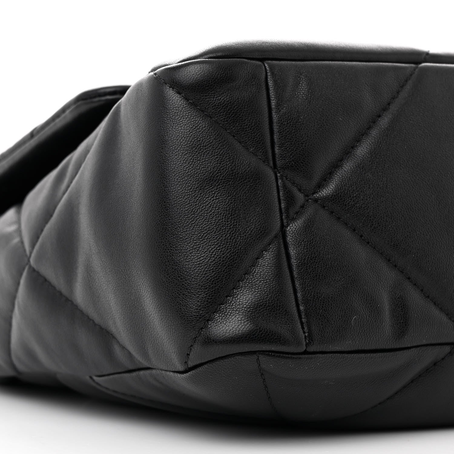Chanel Lambskin Quilted Large Chanel 19 Flap Black 9 of 11
