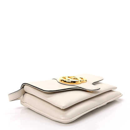 Gucci Calfskin Small Arli Flap Shoulder Bag Mystic White 4 of 9