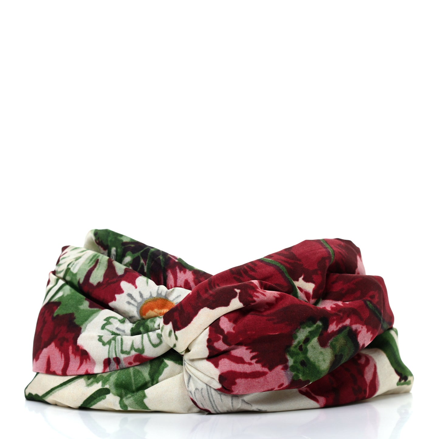 Silk Flora Print Headband M Multicolor