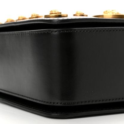 Versace Calfskin Medallion Tribute Chain Shoulder Bag Black 7 of 8