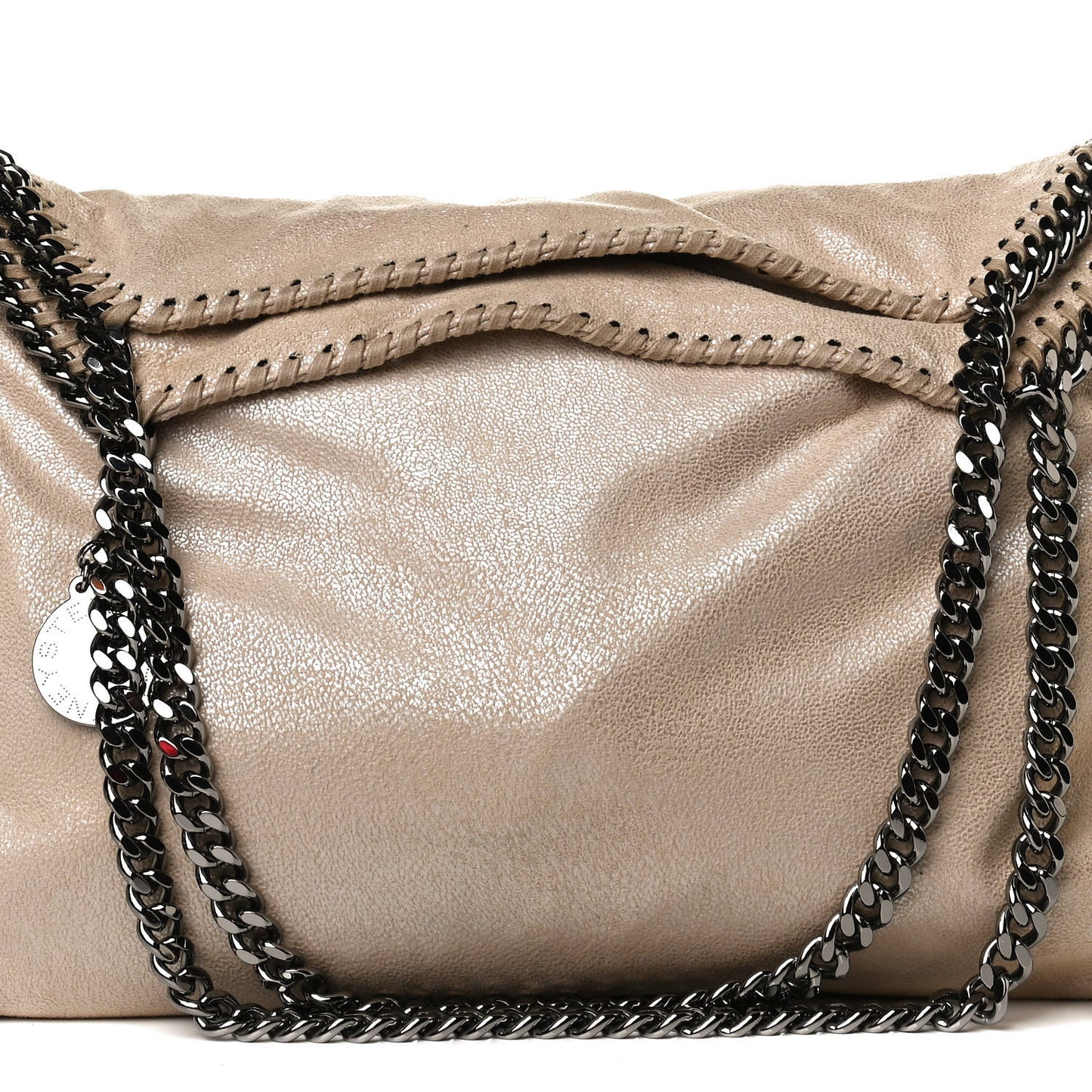 Shaggy Deer Small Falabella Tote Taupe