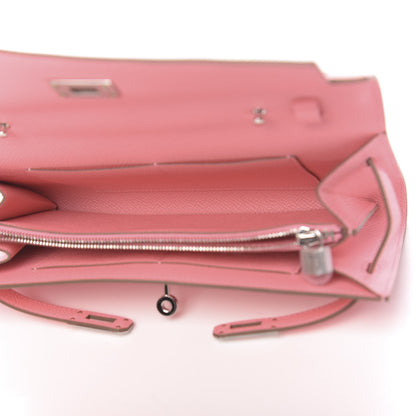 Hermes Epsom Kelly Wallet To Go Rose Confetti 5 of 10