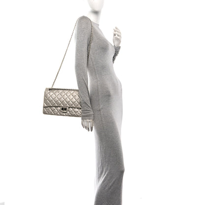 Chanel Metallic Aged Calfskin Quilted 2.55 Reissue 226 Flap Silver 2 of 10