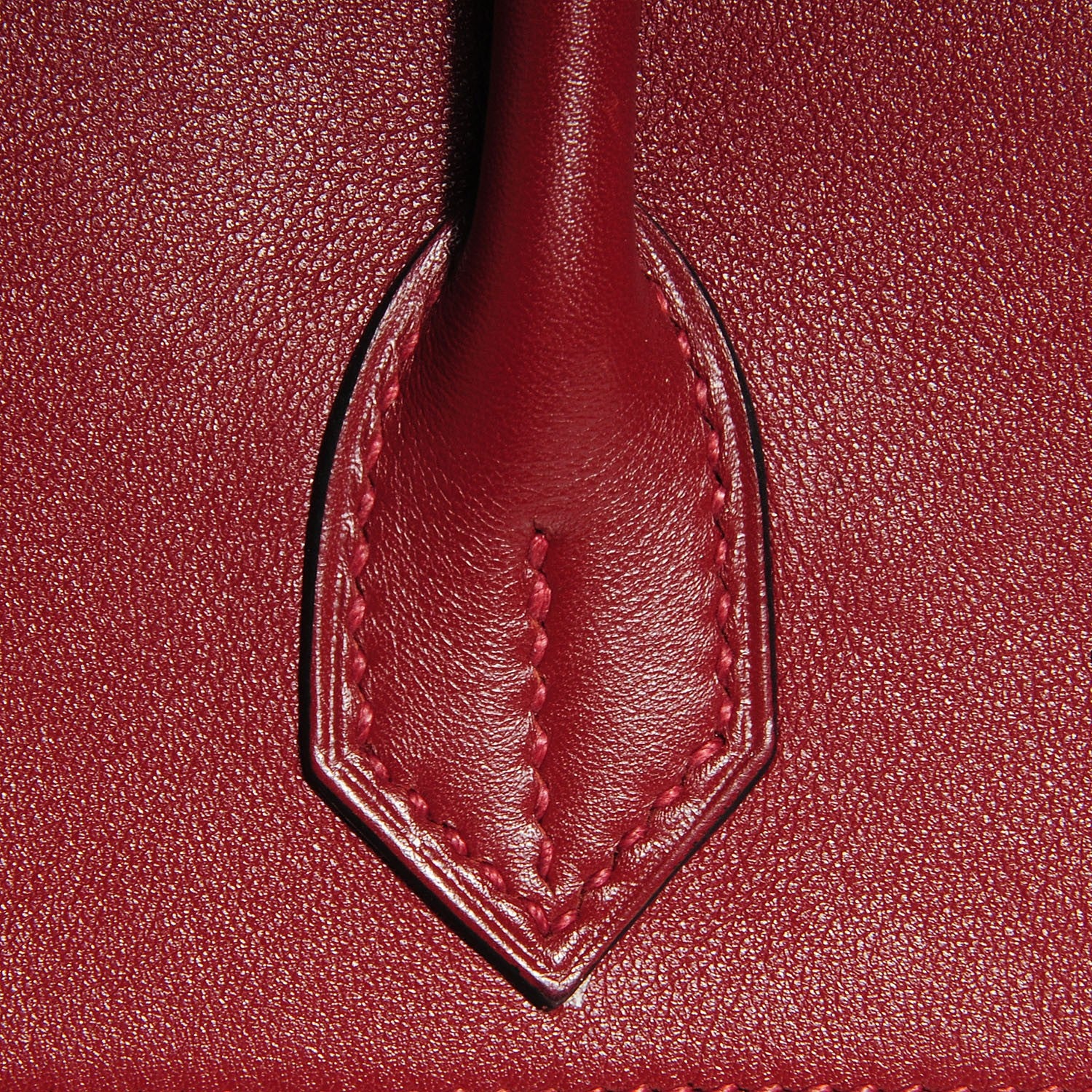 Hermes Toile Swift Birkin 30 Rouge H 4 of 24
