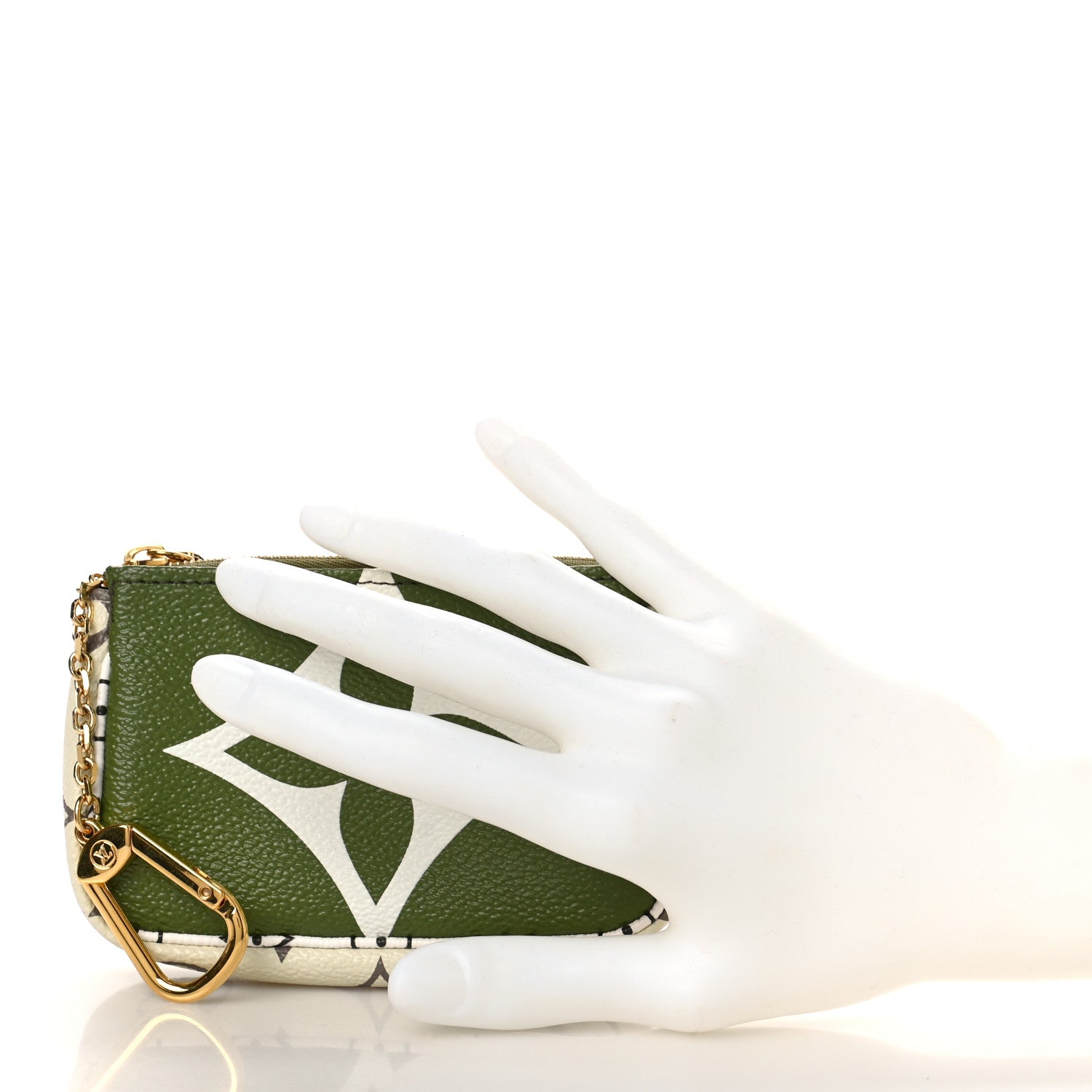 Louis Vuitton Monogram Giant Micro Pochette Accessories Kaki White 2 of 8